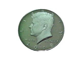 S Kennedy Silver 2018 medio dólar prueba .90 plata - Imagen 1 de 2
