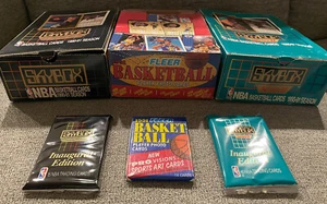 Lot of 44 Unopened Old Vintage NBA Basketball Cards in Sealed Packs NEW MJ PULLS - Picture 1 of 2