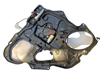 2004 MAZDA 3 Front Door Regulator with Carrier and Door Handle LH OEM - Image 1 of 4