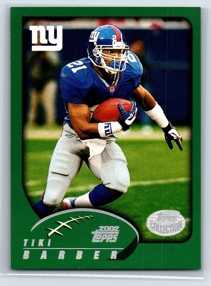 2002 Topps #199 Tiki Barber  New York Giants - Image 1 of 2