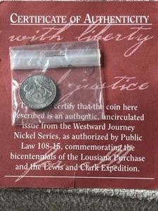 2005 Nickel Miracle of St. Labre Commemorative USA Coin - Picture 1 of 3