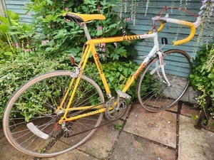 Vintage Retro Falcon Team Banana Racing Bike in original yellow and white - Picture 1 of 19