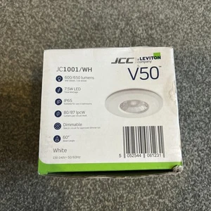 JCC V50 DOWNLIGHT WITH WHITE BEZEL 7.5W DIMMABLE 3000/4000K 600/650lm JC1001 - Picture 1 of 10