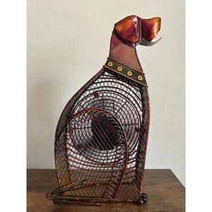 Ventilatore Vintage Deco Breeze Decorativo Cane Metallo Bronzo 13" 2 Velocità *TESTATO/FUNZIONANTE* - Foto 1 di 14