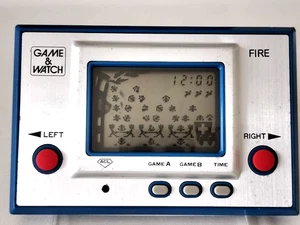 Nintendo RC-04 Fire Game and Watch Handheld Game Retro Japan Used #01074926 - Picture 1 of 11