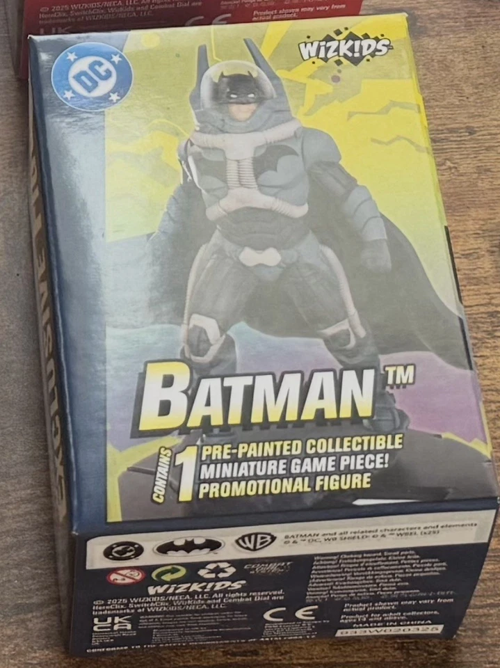 Marvel Heroclix Batman (космический костюм) #DCP25-003 запечатанная коробка Wizkids эксклюзив - Изображение 1 из 1