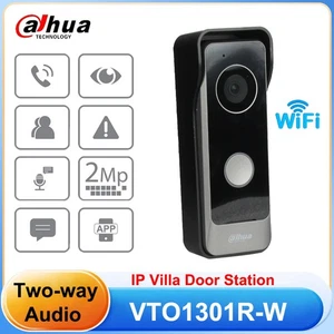 Dahua VTO1301R-W 2MP Two-way Audio Video IP & Wi-Fi Villa Door Station Doorbell - Picture 1 of 7