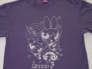 Camiseta Púrpura Vintage Cartoon Network Powerpuff Girls Talla M Mega Yate Rara - Imagen 1 de 8