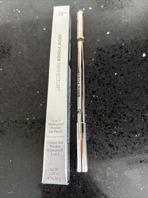 It Cosmetics Brow Power Waterproof Perfector 5 In 1 Gel Pencil — Dark Brown - Image 1 of 2
