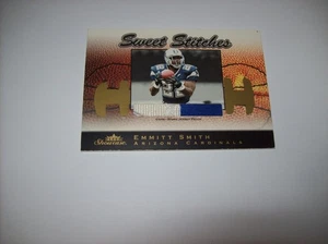 2003 Fleer Showcase Emmitt Smith Sweet Stitches 2 Color Game Worn Patch #141/201 - Picture 1 of 4