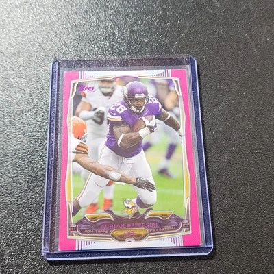 2014 Topps Pink Adrian Peterson/499 - Image 1 of 2