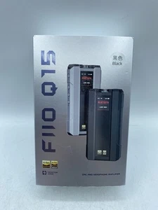 FiiO Q15 Tragbarer DAC/Kopfhörerverstärker mit AK4191+AK4499EX/Bluetooth (schwarz) - Bild 1 von 14