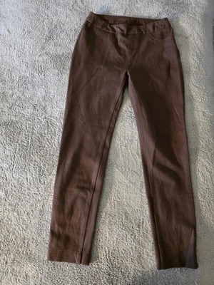 Soft Surroundings Pants Womens Small Brown Stretch Pull On Slim Leg Jeggings - Image 1 of 4