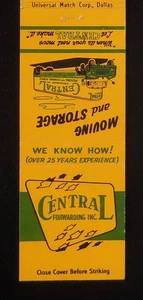 1950er LKW zentrale Spedition Umzug & Lagerung Austin Dallas Houston Waco TX - Bild 1 von 2