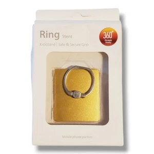 1X Fashion finger Ring Rotating stand Stent holder For Mobile phone Gold  - Picture 1 of 1