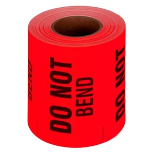 5" x 3" DO NOT BEND Inventory Caution Stickers Shipping Labels - 1500pc, 3 Rolls - Picture 1 of 4