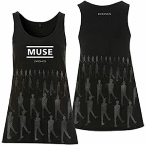 Official Muse Toned Drones Ladies Black Vest Top T Shirt Muse Ladies Vest Top - Picture 1 of 1