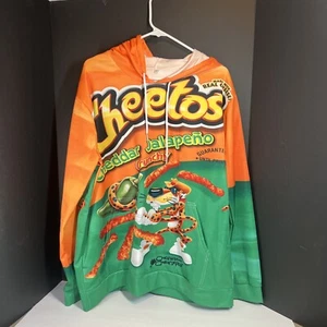 Cheddar Jalapeño Cheeto Adulto XL Manga Larga Sudadera con Capucha Mezcla de Poliéster NUNCA USADA - Imagen 1 de 9