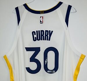 Stephen Curry Signed Warriors NBA Nike ADV Authentic Jersey Autograph USASM BAS
