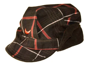 Nike Golf Reversible Hat with Ear Flaps Retro Plaid Cap L/XL - NWT - Picture 1 of 12