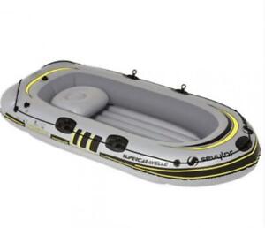 Sevylor Rubber Dinghy Supercaravelle XR 86 GTX-7 Inflatable Boat 3 Person Boat