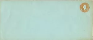 USA 1932 GEORGE WASHINGTON ENTIRE ENVELOPE ORANGE / BLUE - Picture 1 of 2