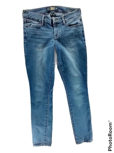 Women's Lucky Denim Lolita Skinny Jeans 27 Faded 5 Pocket Low Rise Straight Leg  - Picture 1 of 9