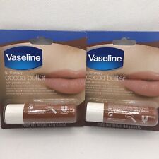 Vaseline Lip Therapy Cocoa Butter Lip Balm with Petroleum Jelly 0.16oz Lot 2