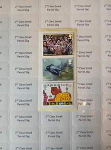 100 2nd Class Small Parcel (2kg) Rate (£3.90) 3-4 Stamps on Self-adhesive Label. - Picture 1 of 2
