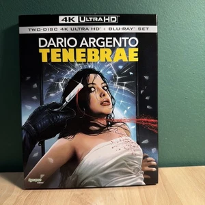 Tenebrae (1982) [4K UHD Blu-ray, Slipcover, OOP, Pre-Owned] - Imagen 1 de 4