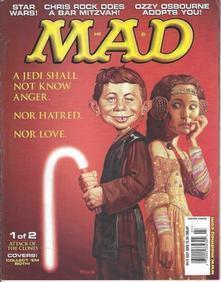 Star Wars: Attack of the Clones - Mad Magazine - July 2002 - AUTHENTIC - Image 1 of 2