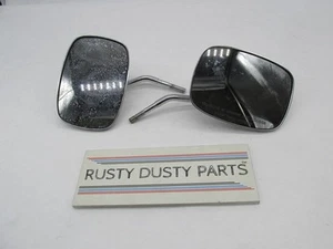 Pair of Harley-Davidson Genuine Chrome Short Stem Side Mirror - Picture 1 of 7