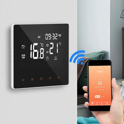 Digital Wifi Thermostat Raumthermostat heizung Wandthermostat Programmierbar 16A - Bild 1 von 4