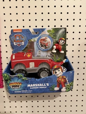 Щенки PAW Patrol Jungle Marshall's Elephant Vehicle и фигурка Маршалла новые - Изображение 1 из 2