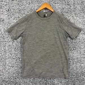 Camisa Ibex Para Hombres Gris Medio 100% Lana Merino Hecha en Canadá Camiseta Capa Base - Imagen 1 de 14