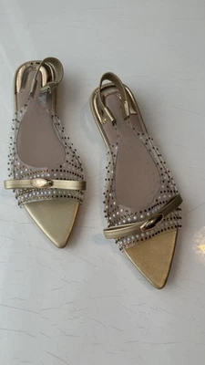 Womens Casual Summer Pointed Toe Pull On Flat Pumps Sandals Shoes 7.5 - Image 1 of 4