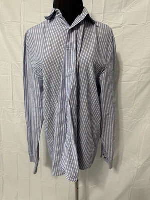 Camisa de vestir Express para hombre calce moderno con botones manga larga talla XL Foto 1 de 3