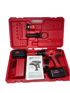Taladro percutor Milwaukee 0625-24 18 V 1/2 pulgada inalámbrico 10-20-2590 estuche y más - Imagen 1 de 6