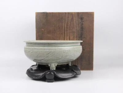 Quemador de incienso Longquan Celadon dinastía Ming china / W 23 [cm] / censor en olla Yuan Foto 1 de 4