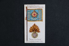 John Player Badges + Flags Of British Regiments Green Thick 1903 Single Card #20