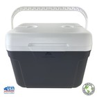 30 QT Hard Side Cooler, 42-Can Capacity, Gray