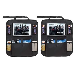 Auto Rücksitz Organizer Aufbewahrungstasche Tablet iPad Halter Schutz Trittmatte Kinder - Bild 1 von 8