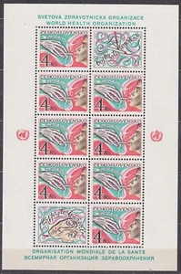 CZECHOSLOVAKIA 1981 SC#2383 MNH** Sheet, Anti-smoking Campaign. - Imagen 1 de 1
