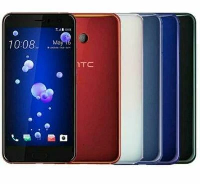 HTC U11 4G LTE 128GB ROM Dual SIM 5.5" Original Wifi 12MP Android Smart Phone - Image 1 of 2