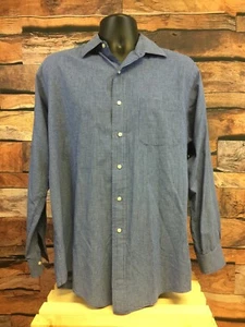Brooks Brothers Makers Mens Blue Check Long Sleeve Dress Shirt 16 - 5 USA Made - Picture 1 of 5