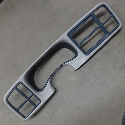 Silverado Sierra 1999 2000 2001 2002 tablero velocímetro radio bisel cubierta de ajuste Foto 1 de 4