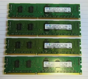 Samsung M393B5773CH0-CH9 8GB (4x2GB) PC3-10600 DDR3-1333MHz ECC CL9 240P Memory - Picture 1 of 3