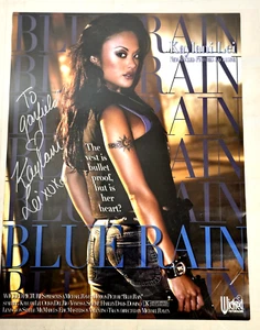 Adult Promo Poster 20X16 Blue Rain (2003) KAYLANI LEI- Autographed Signed Ins - Picture 1 of 2