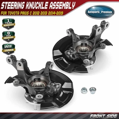 2x Front Left & Right Steering Knuckle & Hub Bearing Assy for Scion xD 2008-2014 - Image 1 of 4
