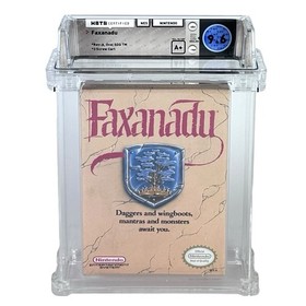 New NES Faxanadu WATA 9.6 Factory Sealed Graded Video Game 1989